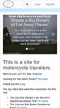 Mobile Screenshot of miles-by-motorcycle.com